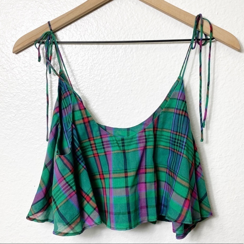 Urban Outfitters BDG Plaid Green Cropped C… - Picture 8 of 8